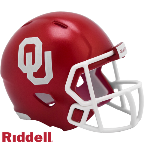 Oklahoma Sooners Helmet Riddell Pocket Pro Speed Style Periodic Restock-0