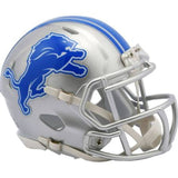 Detroit Lions Helmet Riddell Replica Mini Speed Style 2017-2023 Throwback-0
