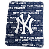 New York Yankees Blanket 50x60 Fleece Classic-0