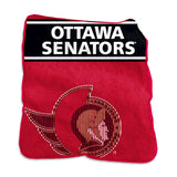 Ottawa Senators Blanket 60x80 Raschel Throw-0