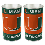 Miami Hurricanes Wastebasket 15 Inch - Periodic Restock-0
