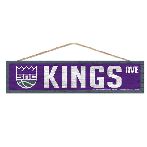 Sacramento Kings Sign 4x17 Wood Avenue Design-0