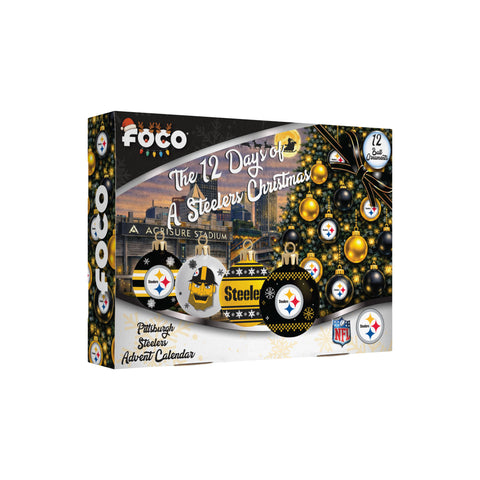 Pittsburgh Steelers Advent Calendar Ball Ornament-0