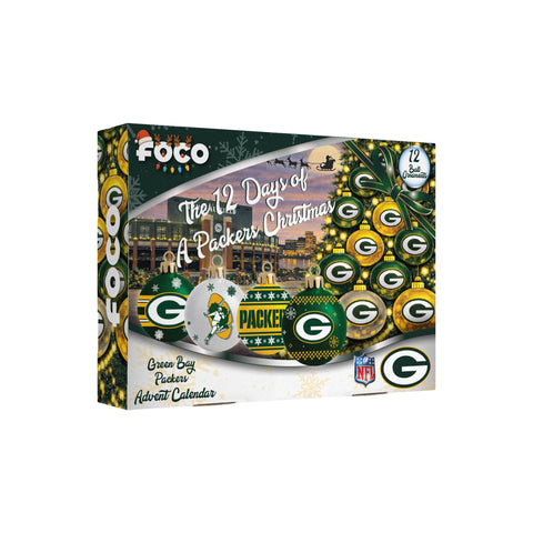 Green Bay Packers Advent Calendar Ball Ornament-0