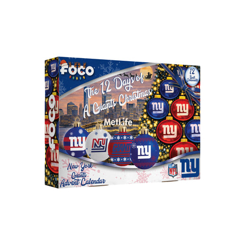 New York Giants Advent Calendar Ball Ornament-0