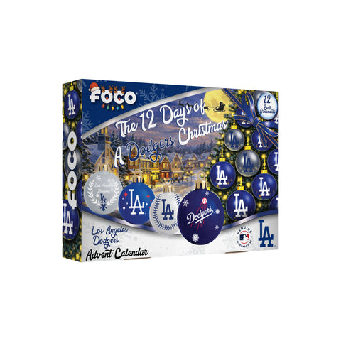 Los Angeles Dodgers Advent Calendar Ball Ornament-0