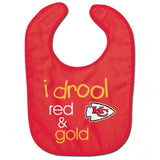 Kansas City Chiefs Baby Bib All Pro Style I Drool Design-0