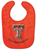 Texas Tech Red Raiders Baby Bib - All Pro Little Fan-0