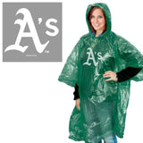 Oakland Athletics Rain Poncho Special Order-0