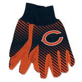 Chicago Bears Gloves Two Tone Style Adult Size-0