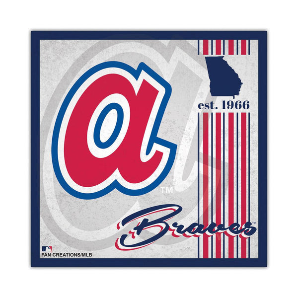 Atlanta Braves Wood Sign – Team Fan Cave