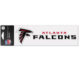 Atlanta Falcons Decal 3x10 Perfect Cut Wordmark Color-0