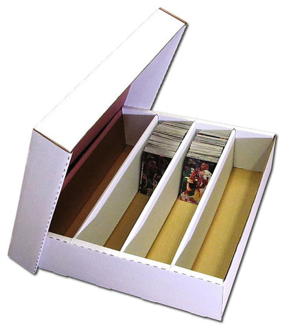 Cardboard - 3200 Count Storage Box 4 Row (Bundle of 25)-0