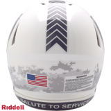 Kansas City Chiefs Helmet Riddell Authentic Full Size Speed Style Salute To Service 2024-2