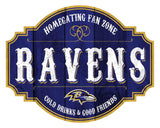 Baltimore Ravens Sign Wood 12 Inch Homegating Tavern