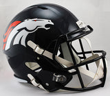 Denver Broncos Helmet Riddell Replica Full Size Speed Style 1997-2023 Throwback-0