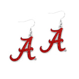 Alabama Crimson Tide Earrings Glitter Dazzle-0