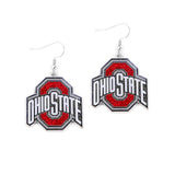 Ohio State Buckeyes Earrings Glitter Dazzle-0