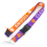 Clemson Tigers Lanyard Crossfade Design-0