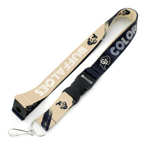 Colorado Buffaloes Lanyard Crossfade Design-0