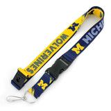Michigan Wolverines Lanyard Crossfade Design-0