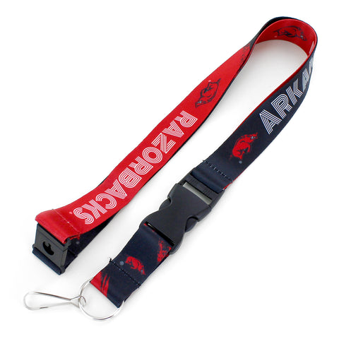 Arkansas Razorbacks Lanyard Crossfade Design-0