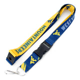 West Virginia Mountaineers Lanyard Crossfade Design - Special Order-0