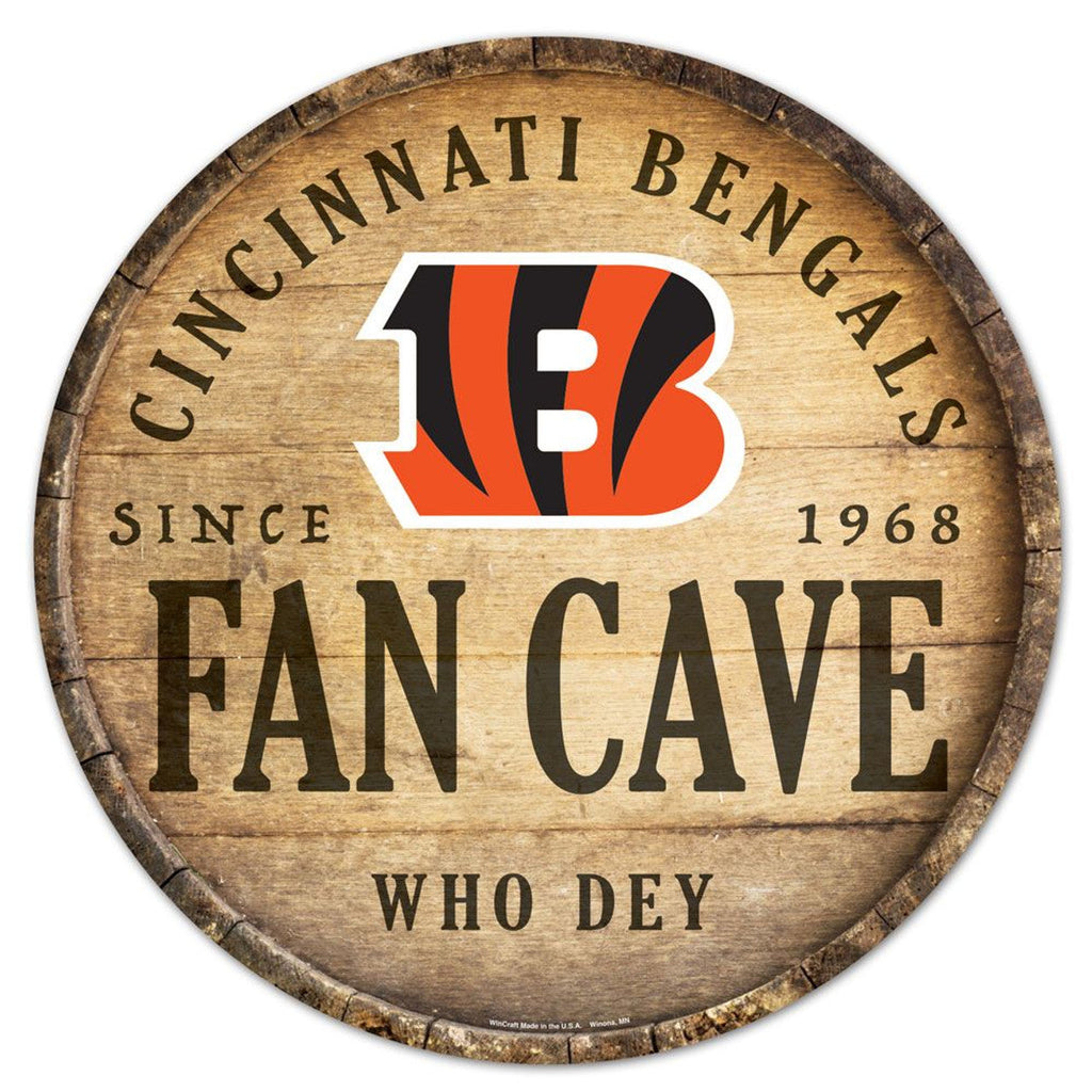 Bengals Sign Cincinnati Bengals Wood Sign โ Team Fan Cave