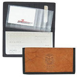 Colorado State Rams Leather/Nylon Embossed Checkbook Cover - Team Fan Cave