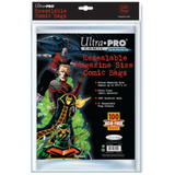Comic Bags - Magazine Size - Resealable (100 per pack)