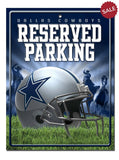 Dallas Cowboys Sign Metal Parking
