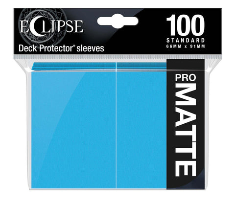 Eclipse Matte Standard Sleeves 100 Pack Sky Blue-0