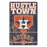 Houston Astros Sign 11x17 Wood Slogan Design-0