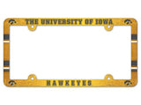 Iowa Hawkeyes License Plate Frame - Full Color-0