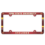 Iowa State Cyclones License Plate Frame - Full Color-0