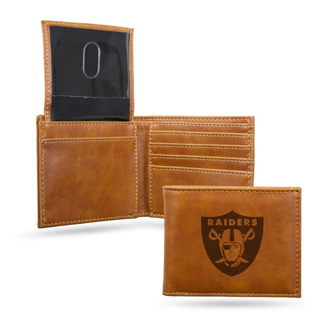 Las Vegas Raiders Wallet Billfold Laser Engraved-0