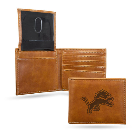 Detroit Lions Wallet Billfold Laser Engraved-0