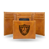 Las Vegas Raiders Wallet Trifold Laser Engraved-0