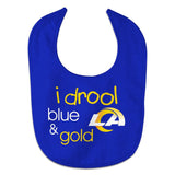 Los Angeles Rams Baby Bib All Pro Style I Drool Design - Special Order - Team Fan Cave