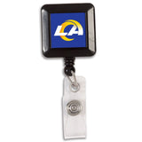 Los Angeles Rams Badge Holder Retractable Square-0