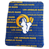 Los Angeles Rams Blanket 50x60 Fleece Classic-0