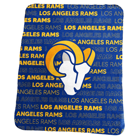 Los Angeles Rams Blanket 50x60 Fleece Classic-0
