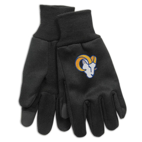 Los Angeles Rams Gloves Technology Style Adult Size-0