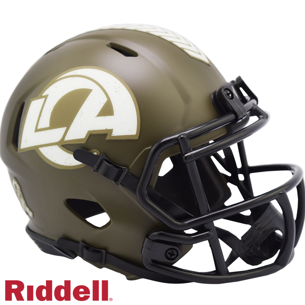 Los Angeles Rams Helmet Riddell Replica Mini Speed Style Salute To Ser ...