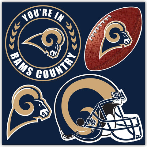 Los Angeles Rams Magnet Kit 4 Piece - Team Fan Cave
