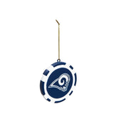 Los Angeles Rams Ornament Game Chip Special Order - Team Fan Cave