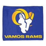 Los Angeles Rams Towel 15x18 Rally Style Full Color-0