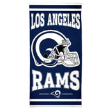 Los Angeles Rams Towel 30x60 Beach Style Blue and White - Special Order