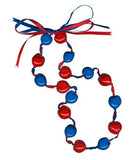 Lucky Kukui Nuts Necklace Royal/Red - Team Fan Cave