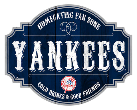 New York Yankees Sign Wood 12 Inch Homegating Tavern-0
